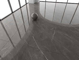 Dark Marble Floor Tile Polished Tile 3d model