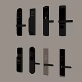 Smart Door Locks With Various Modern Designs And Black Brown Finishes