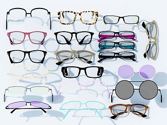 Modern Glasses 3d model