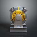 Elevator Engine Racing Engine Racing Engine Car Engine Car Engine Car Engine Vehicle 3d model