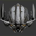 Sci-Fi Helmet Alien Helmet-Helmet High Tech Helmet Game Helmet 3d model