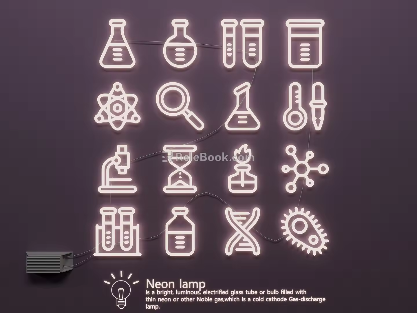 Neon Light 3d model