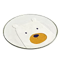 Round Carpet With Cute Polar Bear Pattern Design 3d model