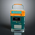 DEWALT Portable Power Station With Green And Orange Design Handle LCD Display And Control Panel