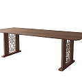 New Chinese Dining Table Desk Tea Table 3d model