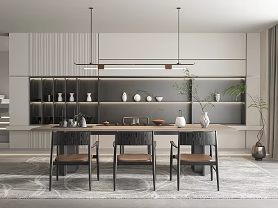 Modern Tea Room 3d model