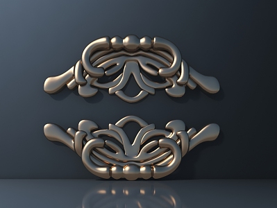 Handle door handle 3d model