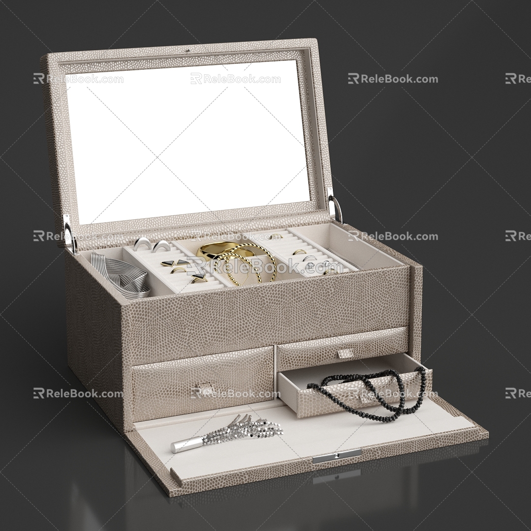 Modern Box Jewelry Box 3d model