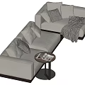 Modern Multiplayer Sofa 3d model
