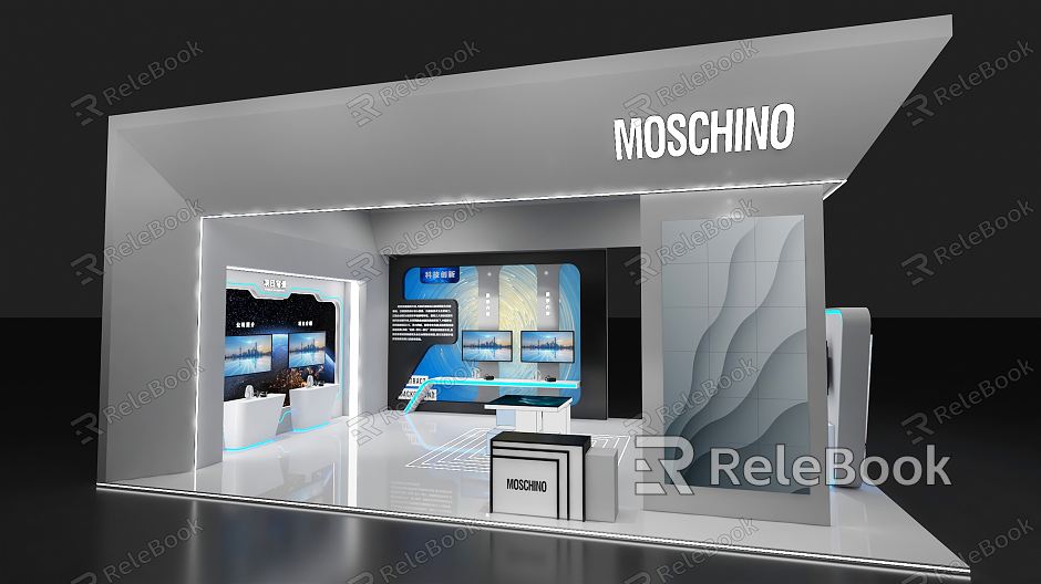 Modern Exhibition Booth model