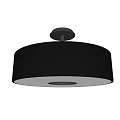 Modern Black Round Chandelier With Minimalist Design And Simple Structure For Ceiling Lighting 3d model