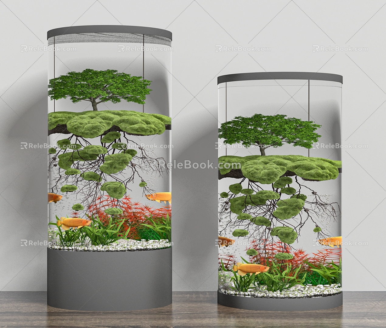 Fish tank 3d model