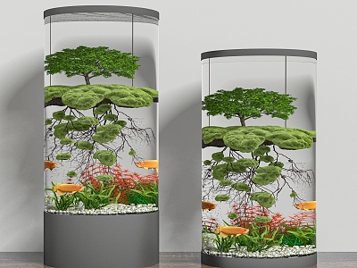 Fish tank 3d model