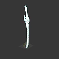 Purple And Pink Fantasy Sword With Intricate Blade Design Ornate Hilt And Decorative Details