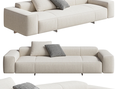 Double sofa 3d model