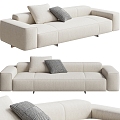 Double sofa 3d model