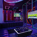 Bar 3d model