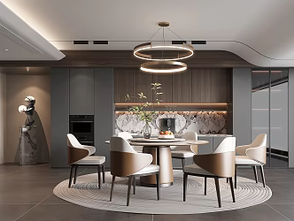Modern Restaurant 3d model
