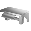 Stainless Steel Paper Towel Holder With Modern Design For Kitchen Bathroom Use