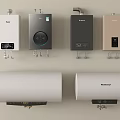 Home Water Heaters Including Wall Mounted And Storage Types For Daily Use 3d model