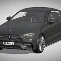 Sleek Black Mercedes Coupe Featuring Modern Design And UK License Plate