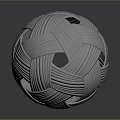 White Woven Texture Modern Design Soccer Ball For Sports Training And Games