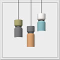 Nordic chandelier small chandelier 3d model