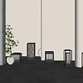 Modern Outdoor Lanterns With Warm Light For Garden Patio Exterior Decor