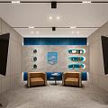 Modern Public Office Space Interior With Open Layout Desks Ergonomic Chairs And Pendant Lights