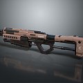 rifle semi-automatic rifle combat rifle battle rifle carbine war rifle attack rifle 3d model