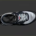 Nike Air Max 90 Sneakers With Navy White Gray And Red Color Design