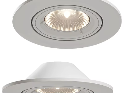 Modern Recessed Downlights and Spotlights for Home Ceiling Lighting Design 3d model