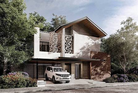 Modern Homestay Building Single-family Villa Self-built House 3d model