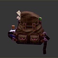 Camping backpack travel bag travel backpack backpack camping bag mountaineering bag hiking backpack travel bag 3d model