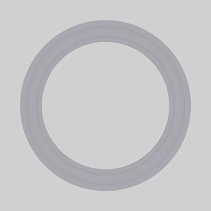 Round decorative plaster line 3d model
