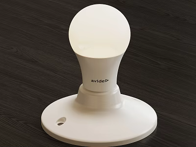 Philips White Wall Light With Spherical Shade And Circular Base Design 3d model