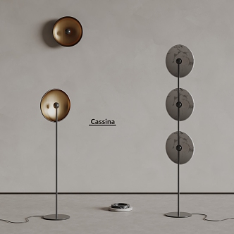 cassina Floor Lamp Metal Floor Lamp Light Luxury Floor Lamp 3d model