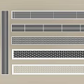 Different Styles of Decorative Air Conditioner Vents with Modern Grille Patterns