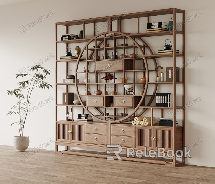 New Chinese Antique Rack model