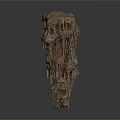 Textured Brown Stalactite Like Rock Formations With Hanging Projections Large And Small