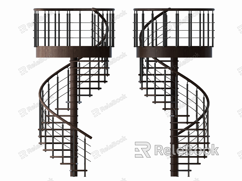 modern spiral staircase staircase model