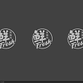 Multiple Round Wall Decor With Chinese Xian Character And Fresh Text Design