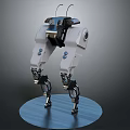Modern Robot Assistant Small Robot Butler 3d model