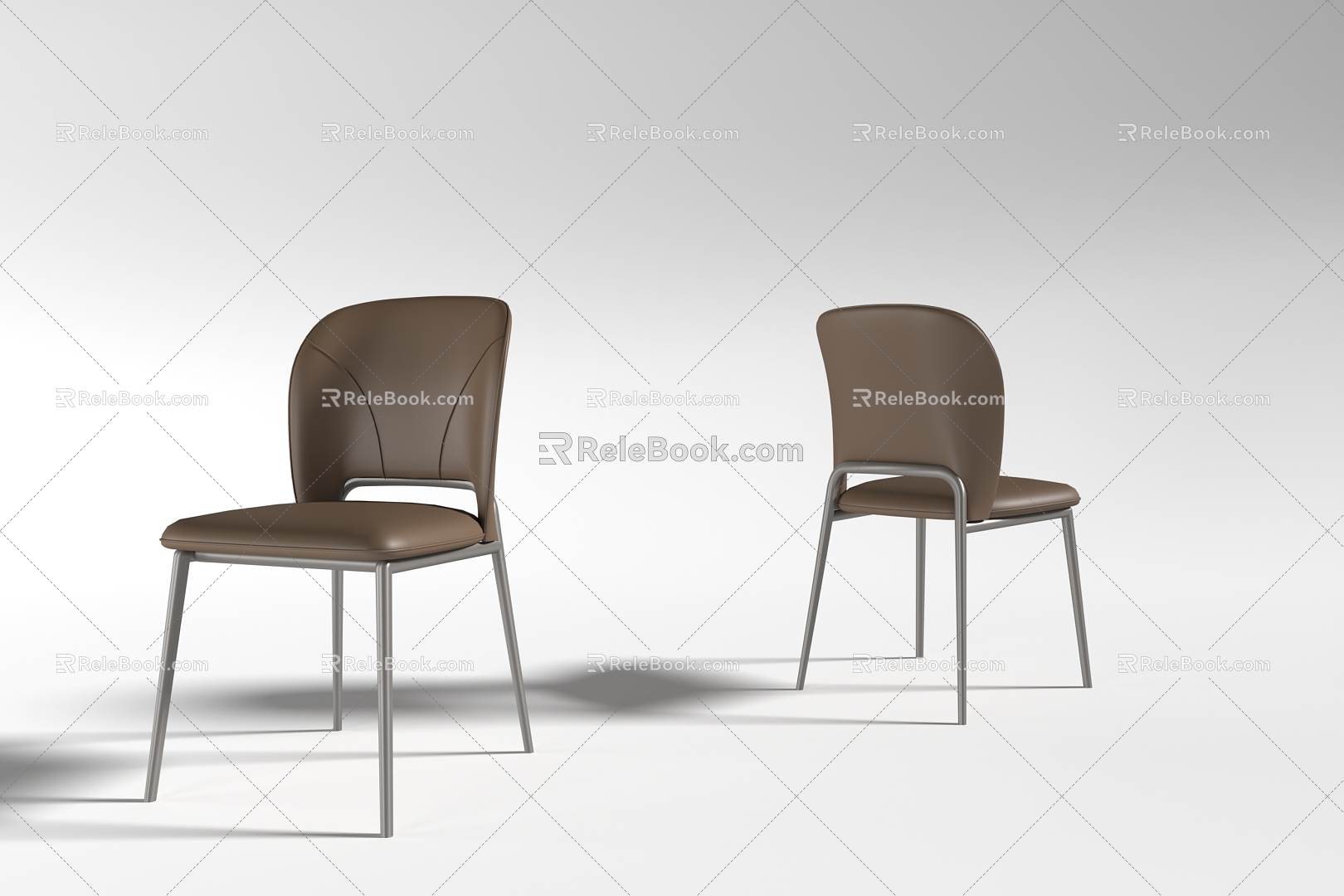 Modern Office Chair Dining Chair Leisure Chair Hollow Chair 3d model