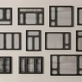 Chinese Window New Chinese Window casement window glass window door window bay window 3d model