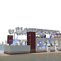 Wedding Exhibition Activity Desk 3d model