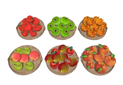 apple fruit 3d model