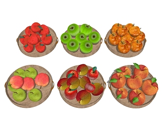 apple fruit 3d model