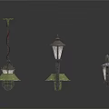 Vintage Lanterns Chandeliers Wall Sconces And Outdoor Lamps With Iron Frames And Glass Shades