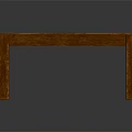 Natural Wooden Coffee Table With Rectangular Top And Solid Wood Legs